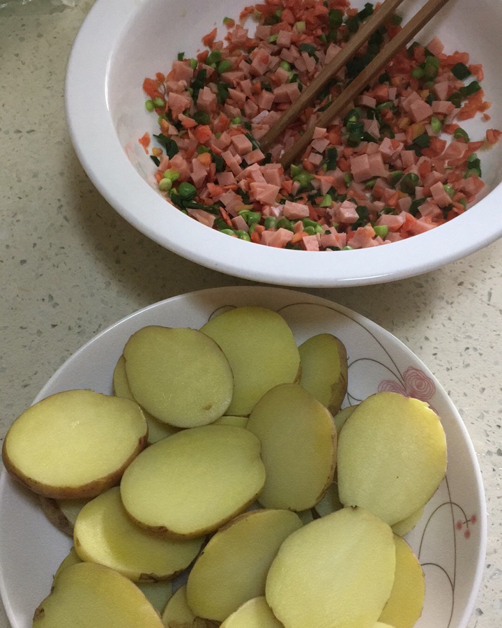 土豆火腿早餐饼