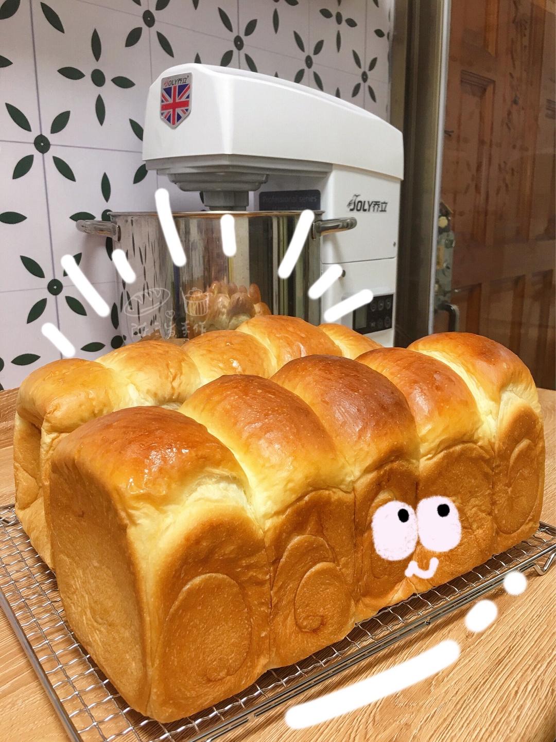 1千克吐司🍞市售山形大金枕|无需奶油奶粉软乎乎配方