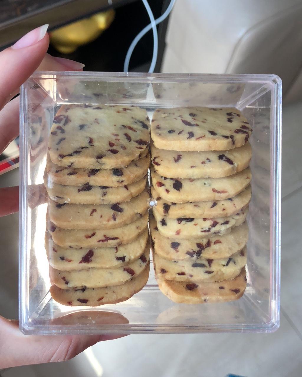 低糖少油版蔓越莓饼干