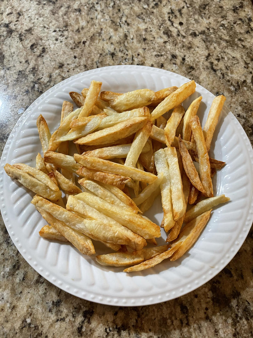 空气炸锅薯条&不用速冻版&超快手 现做现吃