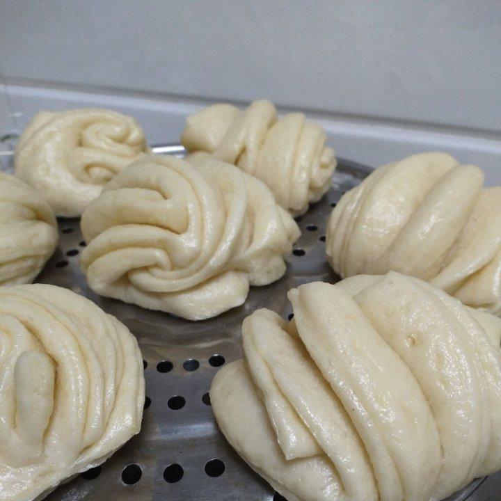 李福宝做的快手发面大花卷含和面揉面手法