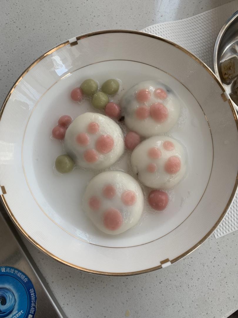 小羽私厨之猫爪汤圆