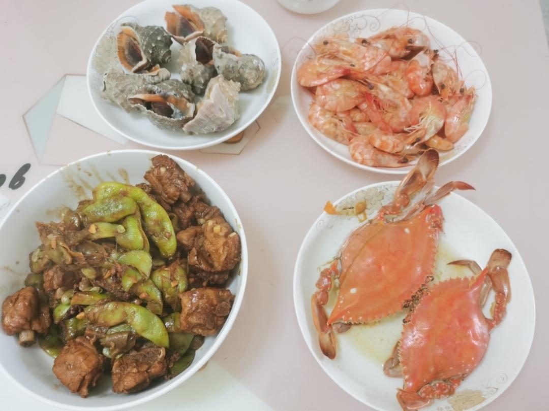 清蒸螃蟹（梭子蟹）