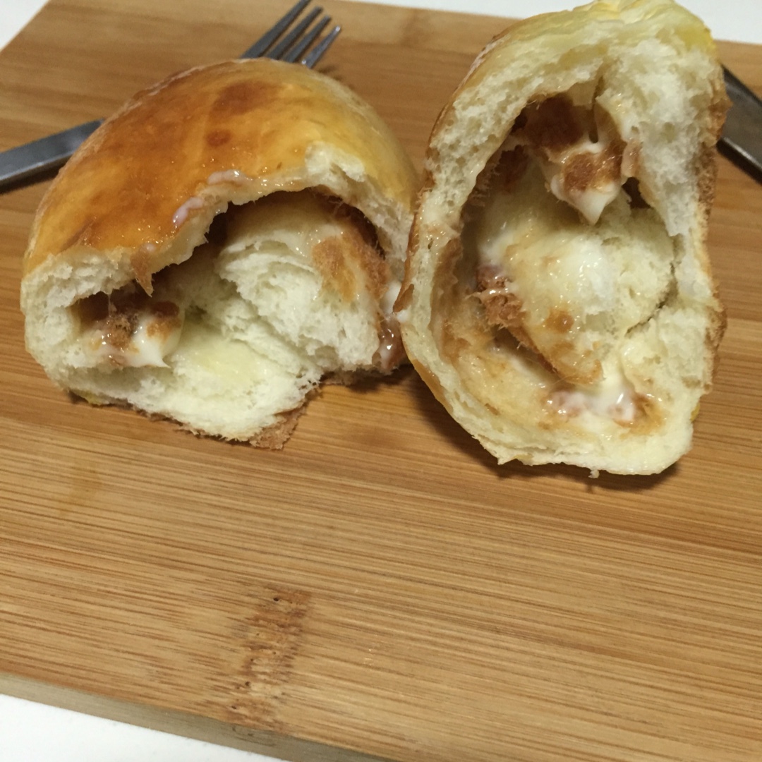 肉松沙拉酱面包（65度汤种）