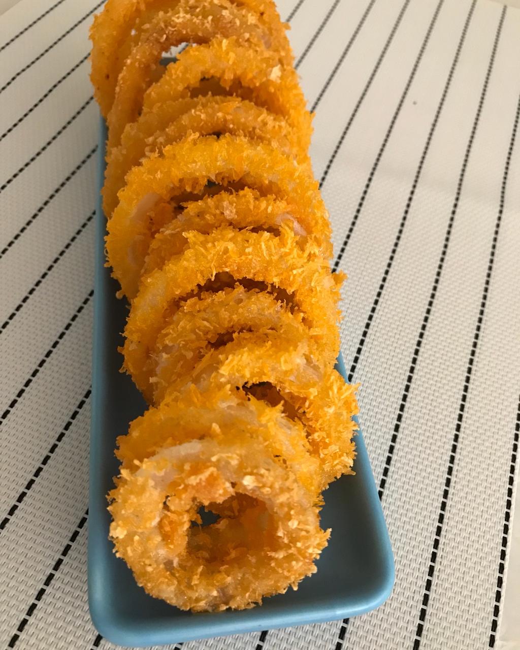 薇呼其唯做的炸洋葱圈