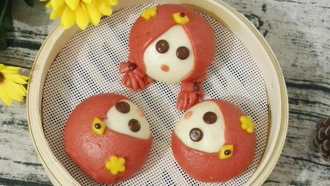 彩虹食记做的馒头娃娃(二)