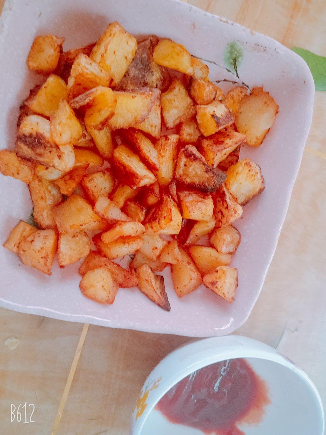 烤土豆、烤薯角