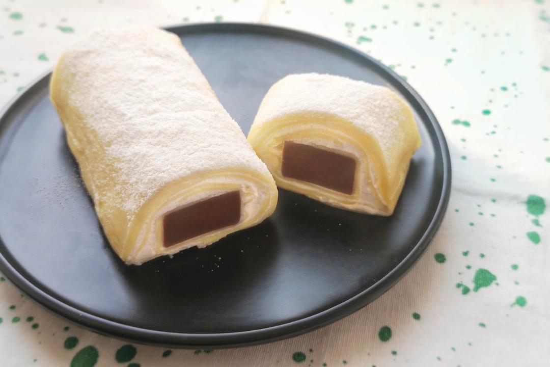 抹茶奶冻毛巾卷【曼食慢语】