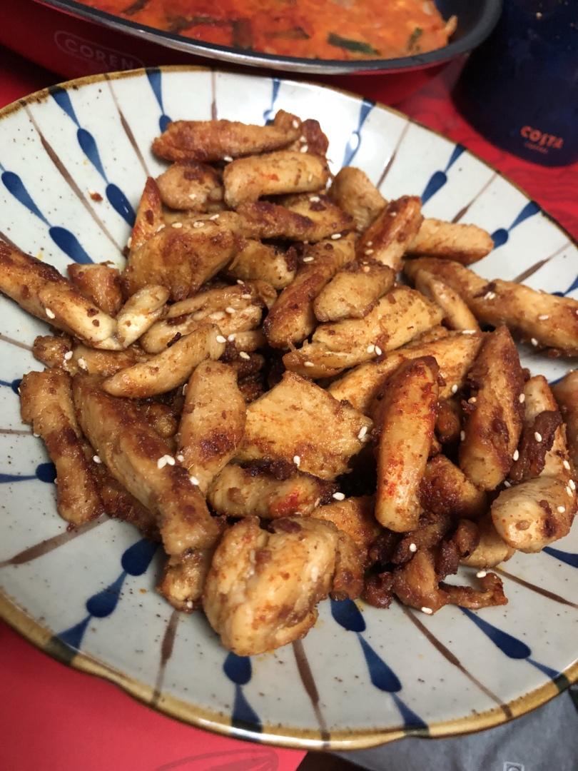 减肥低脂 孜然鸡胸肉