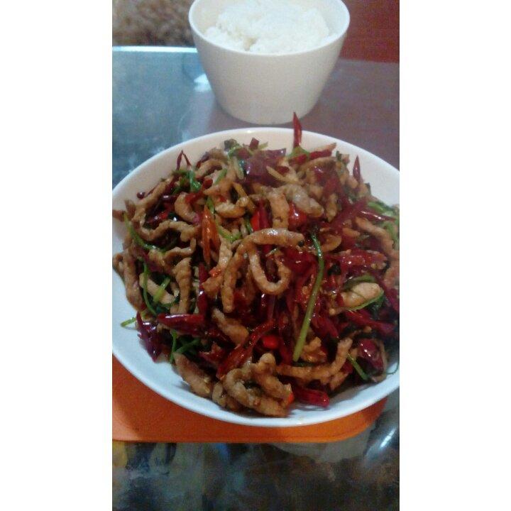 香辣肉丝