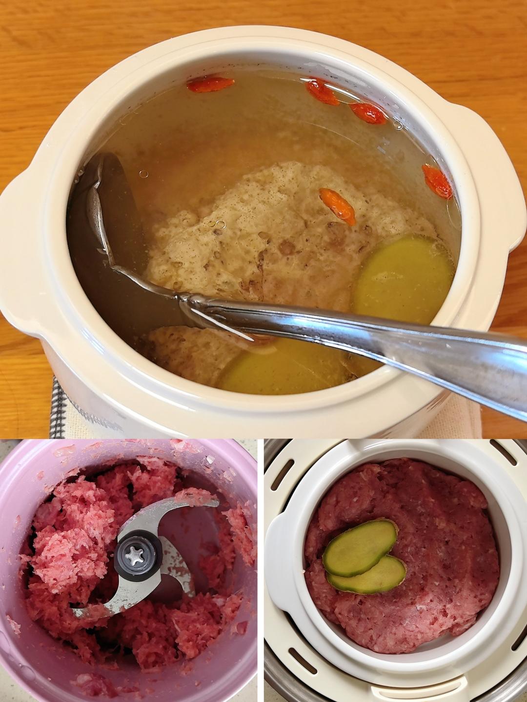 广式瘦肉水（我用的是不太瘦的肉末）