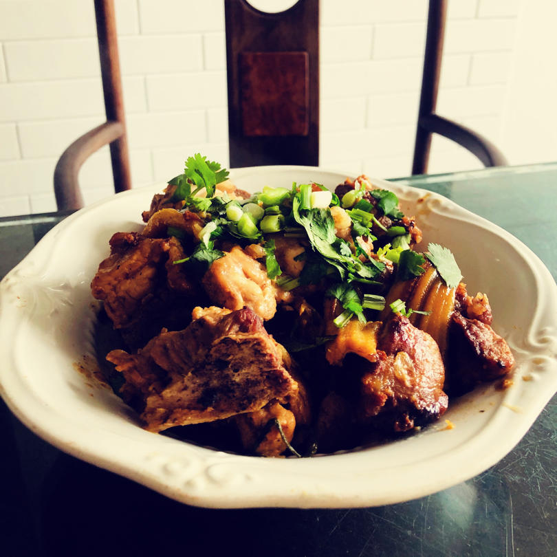 鳗鱼干烧肉