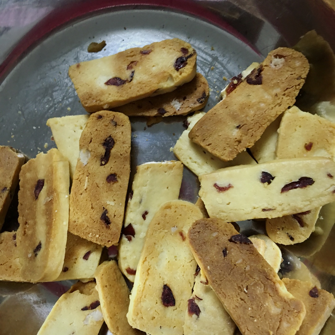 低糖少油版蔓越莓饼干