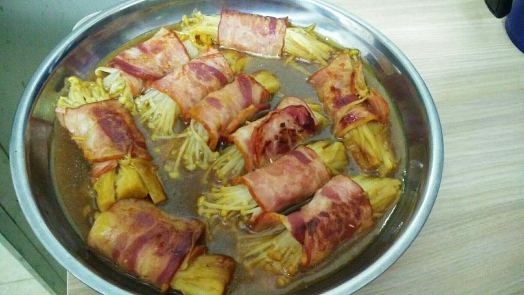 金针菇培根卷