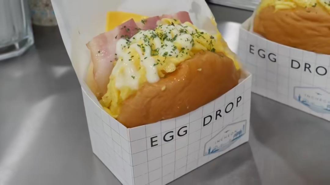 Egg drop鸡蛋三明治🥪做法实拍的做法