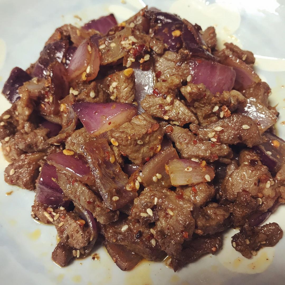 孜然牛肉粒