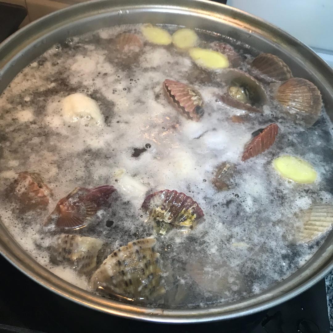 原汁原味的插蛏（蛏子）