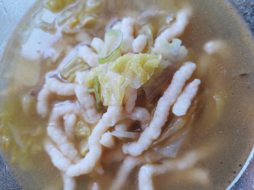 鲜嫩虾滑面