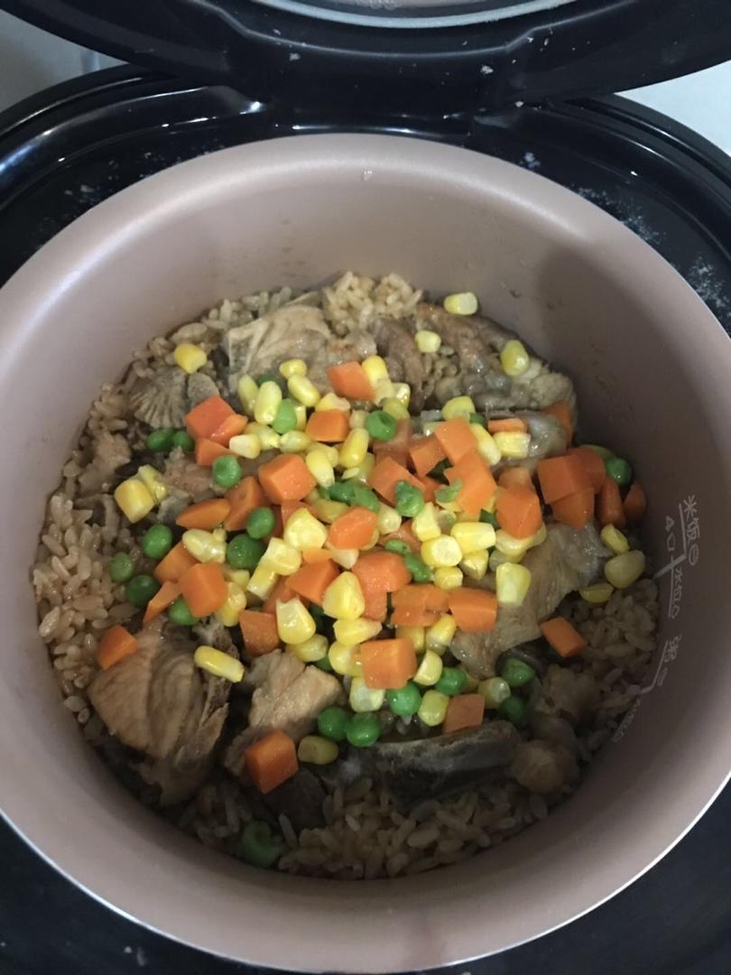 电饭锅版排骨焖饭