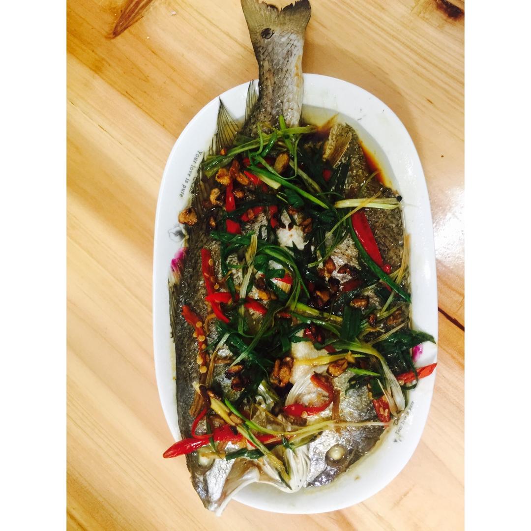 超入味清蒸鱼～清蒸鲈鱼桂花鱼（家常独创）
