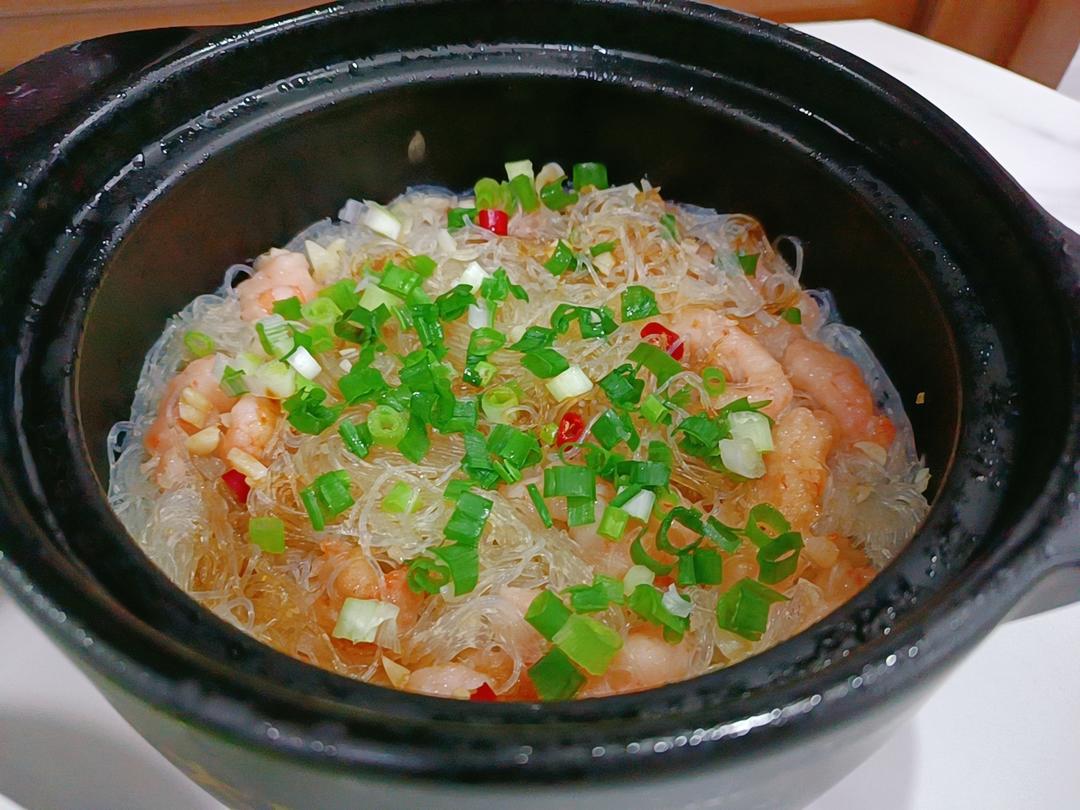 蒜蓉虾滑粉丝煲