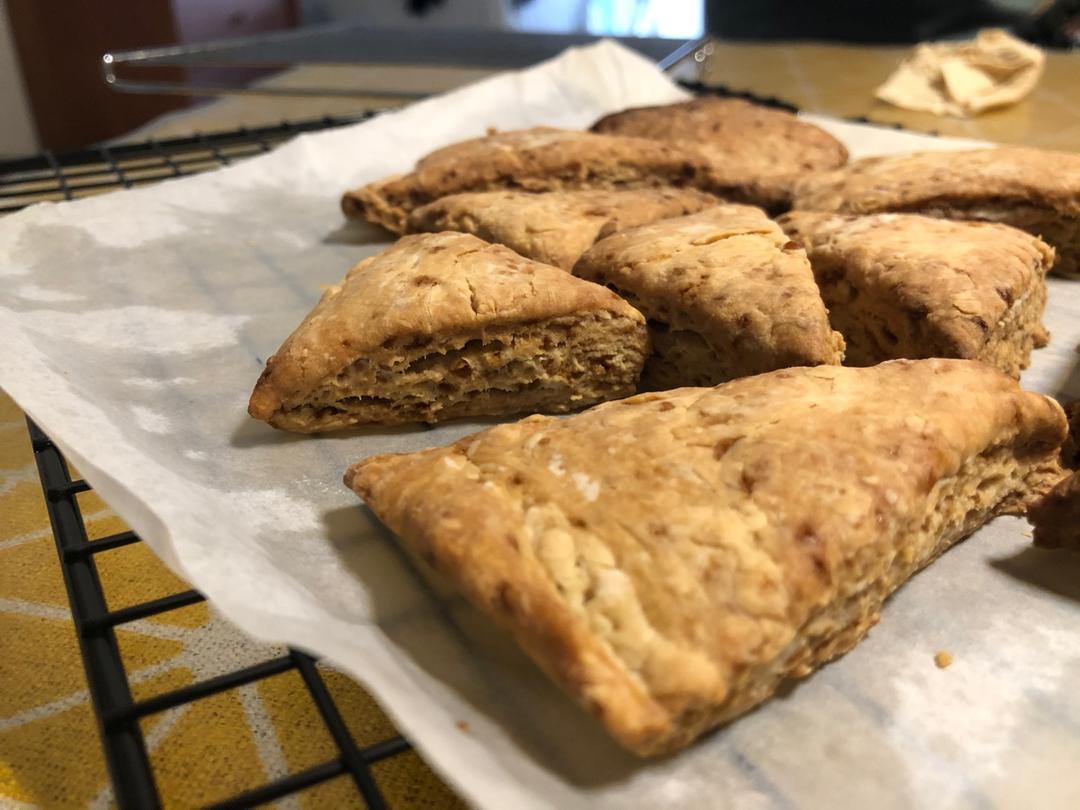 全麦椰子油司康