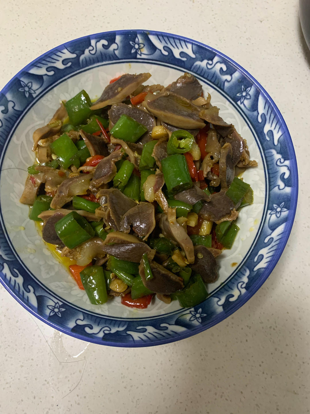 爆炒鸡胗