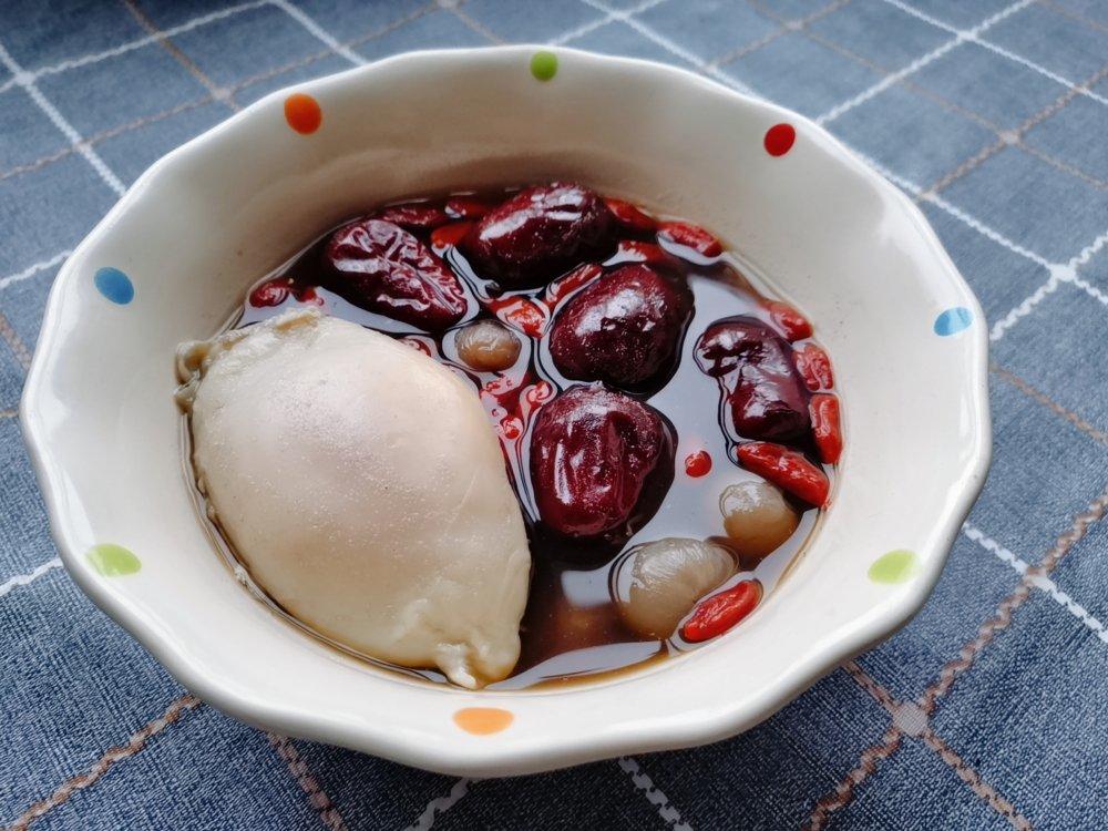 桂圆红枣鸡蛋糖水