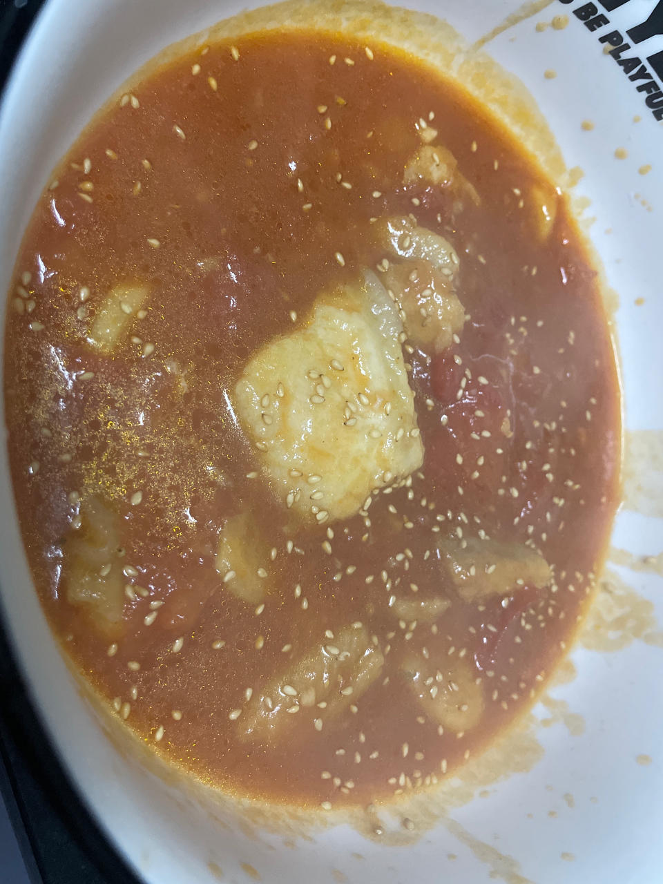 番茄鱼巴沙鱼（也可以用番茄龙利鱼），番茄酱汁超浓郁，营养又下饭！