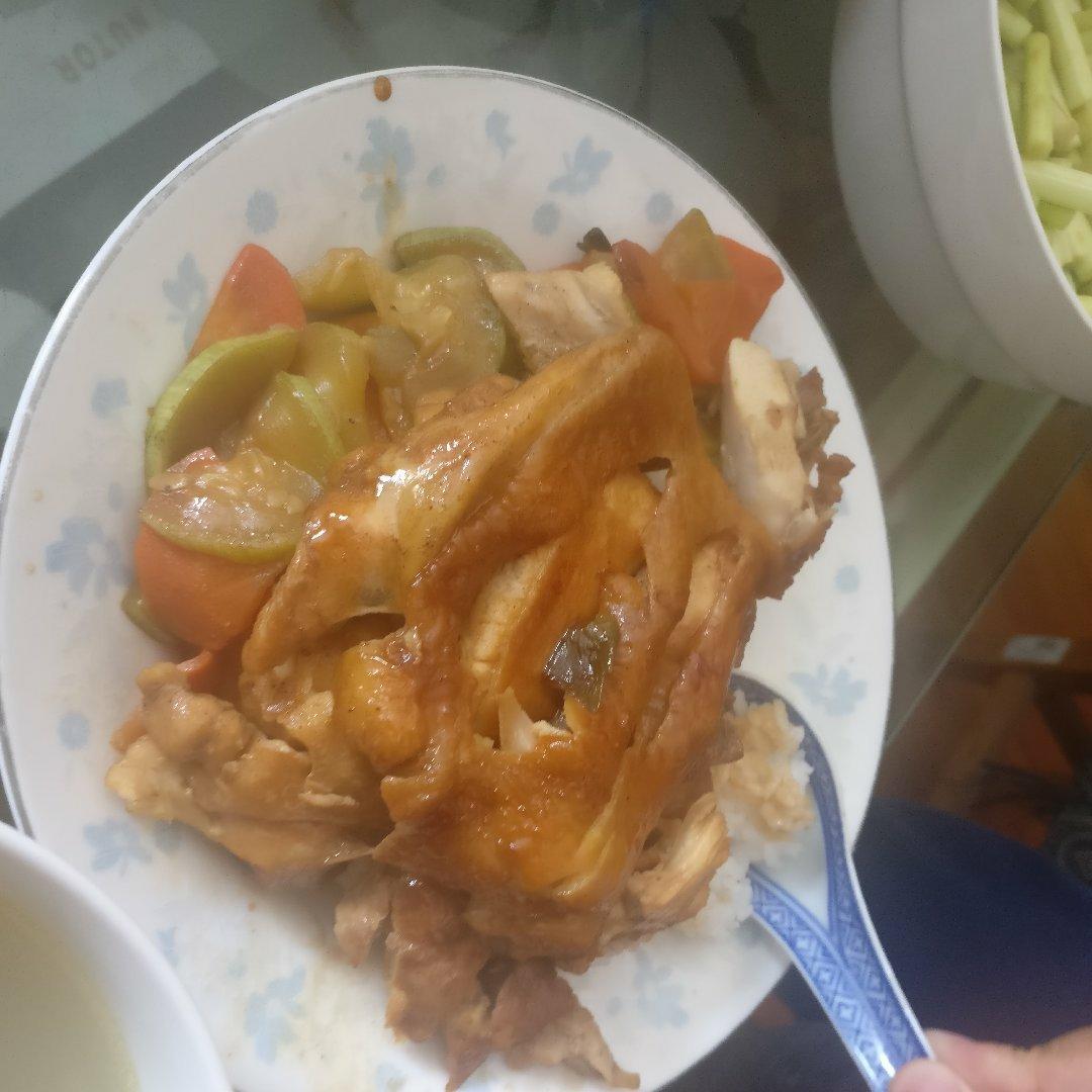 照烧鸡腿饭