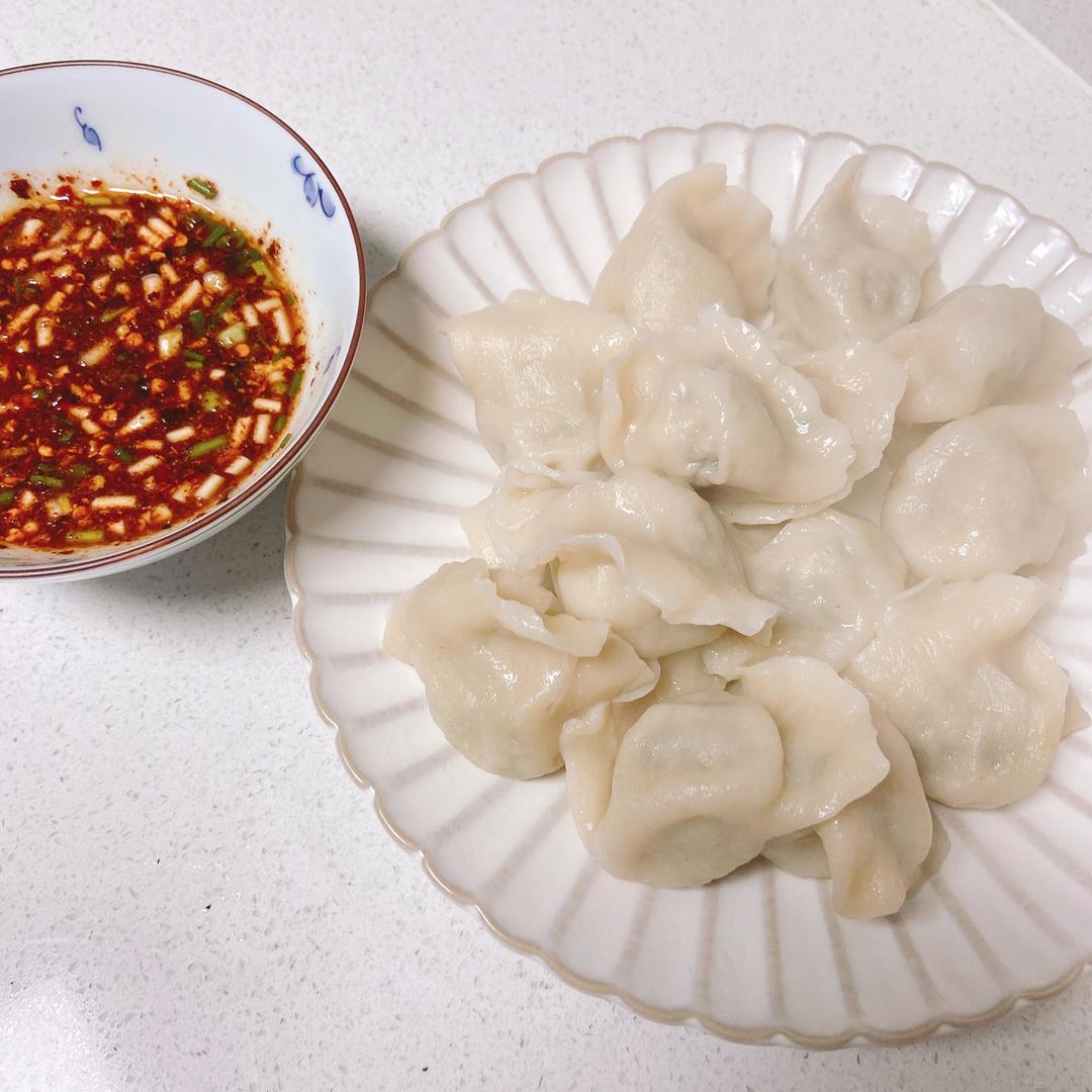 荠菜饺子的做法 步骤9