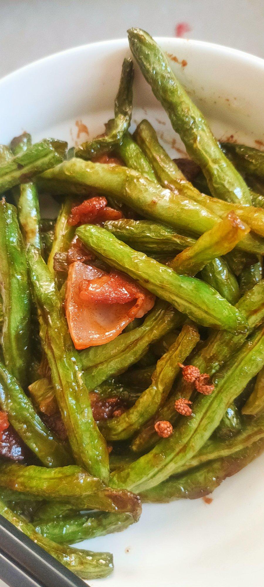 思奇减肥餐做的干煸豆角