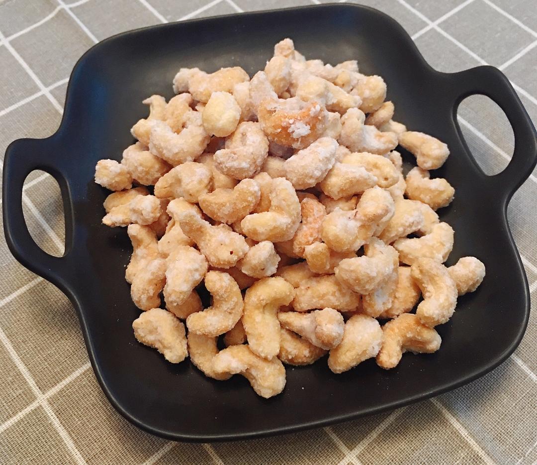 爱-幻想的围脖做的糖霜腰果