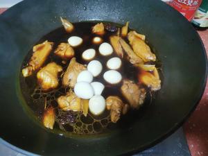 红烧鸡翅+鹌鹑蛋的做法 步骤13