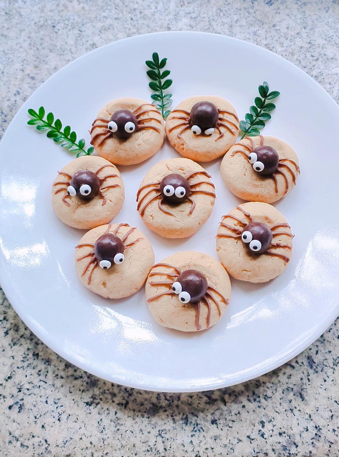 万圣节蜘蛛饼干