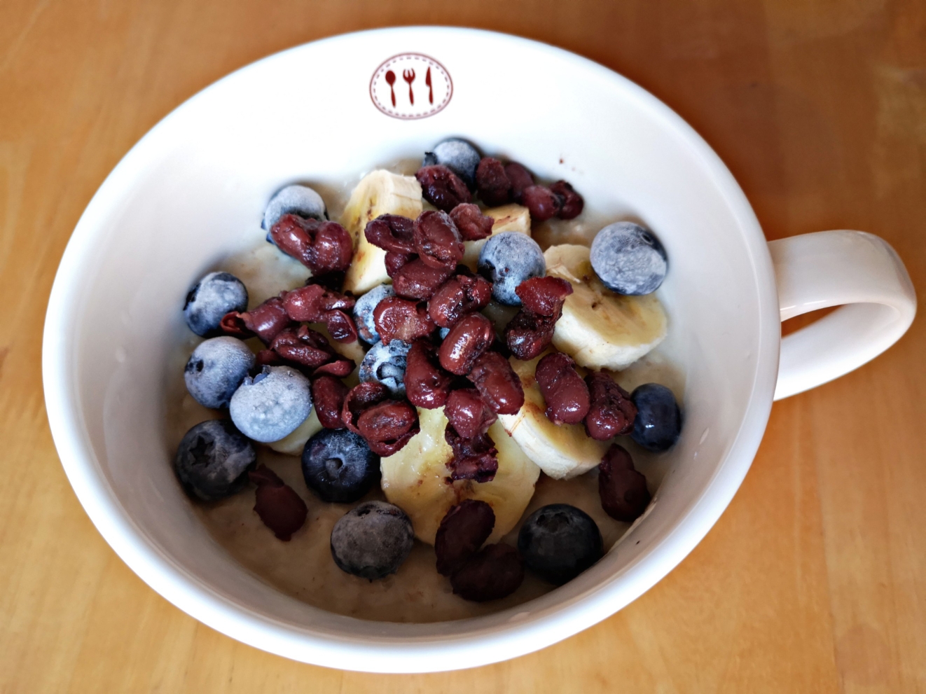 减脂饱腹早餐-蓝莓红豆煮燕麦