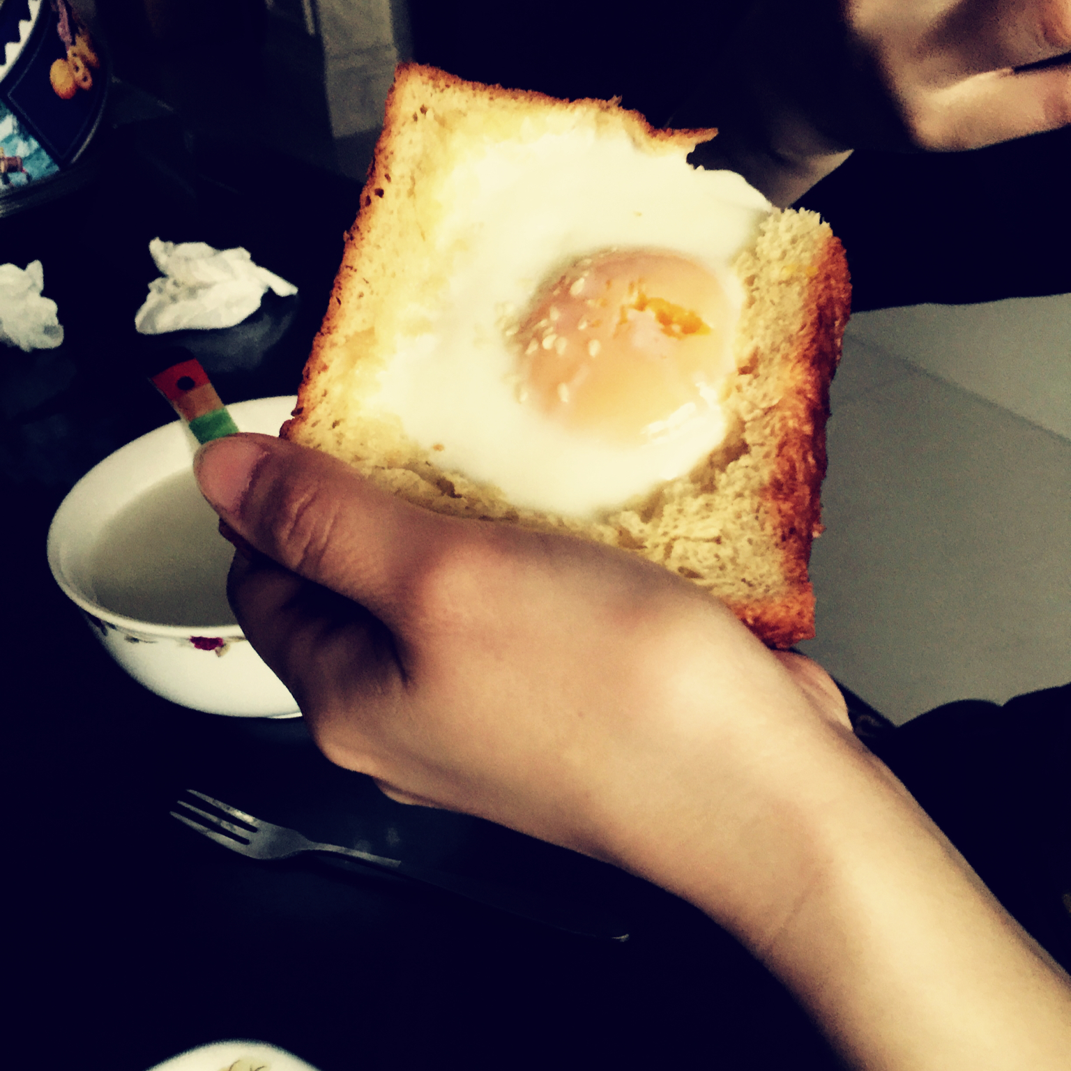 电饭煲早餐——吐司煎蛋
