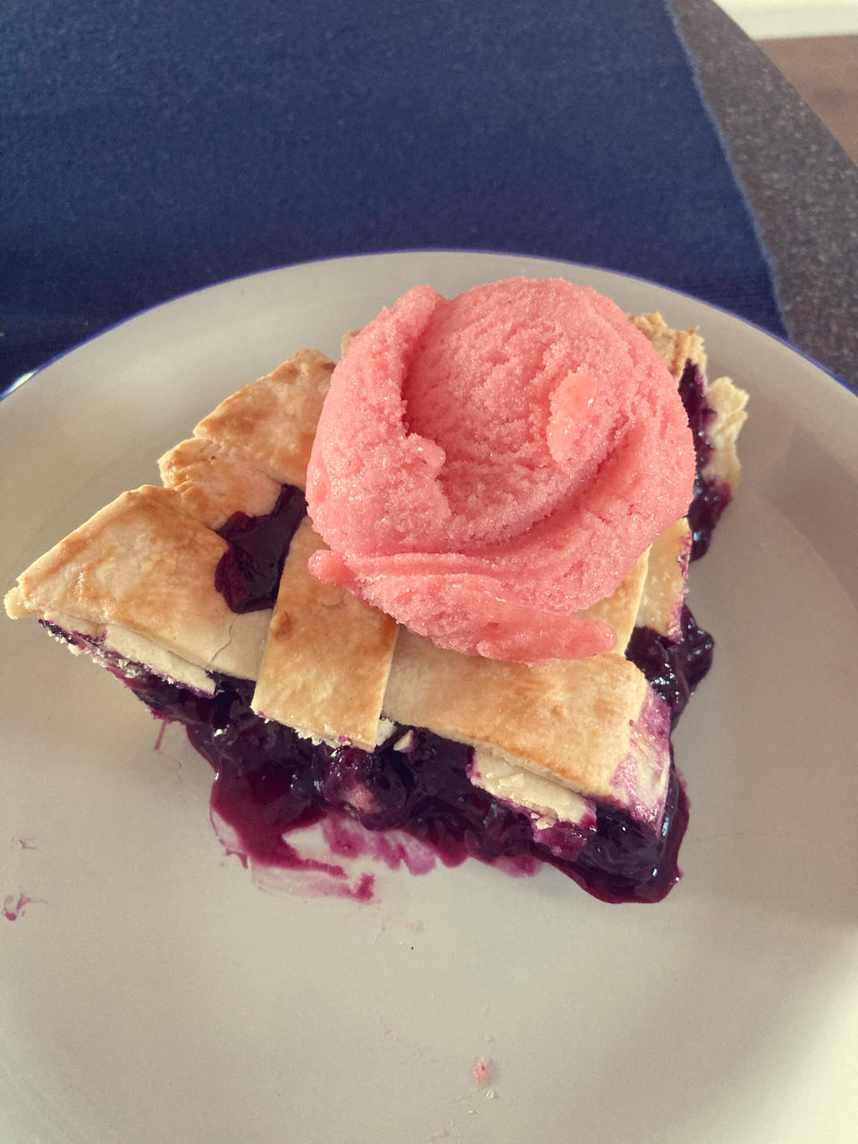 经典蓝莓派🫐Classic Blueberry pie