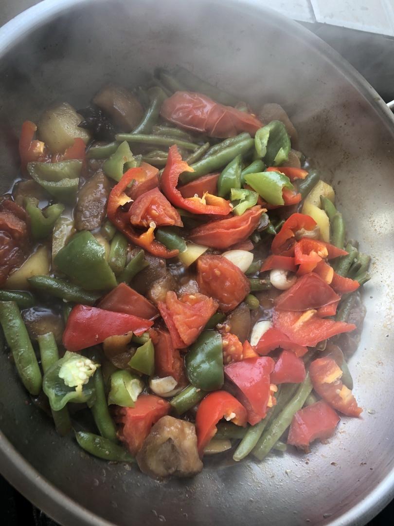 东北菜之——乱炖、豆角茄子土豆辣椒西红柿