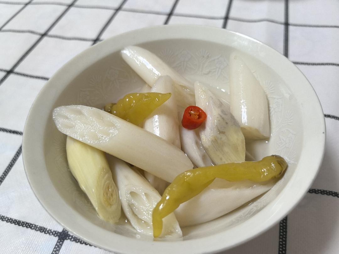 夏日开胃小菜—泡椒藕带