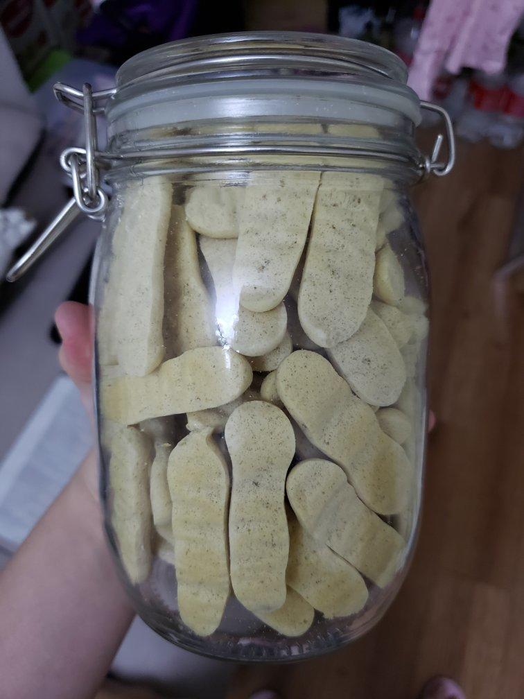 宝宝辅食五种口味手指泡芙手指饼干（无糖无油大人低卡小零食）