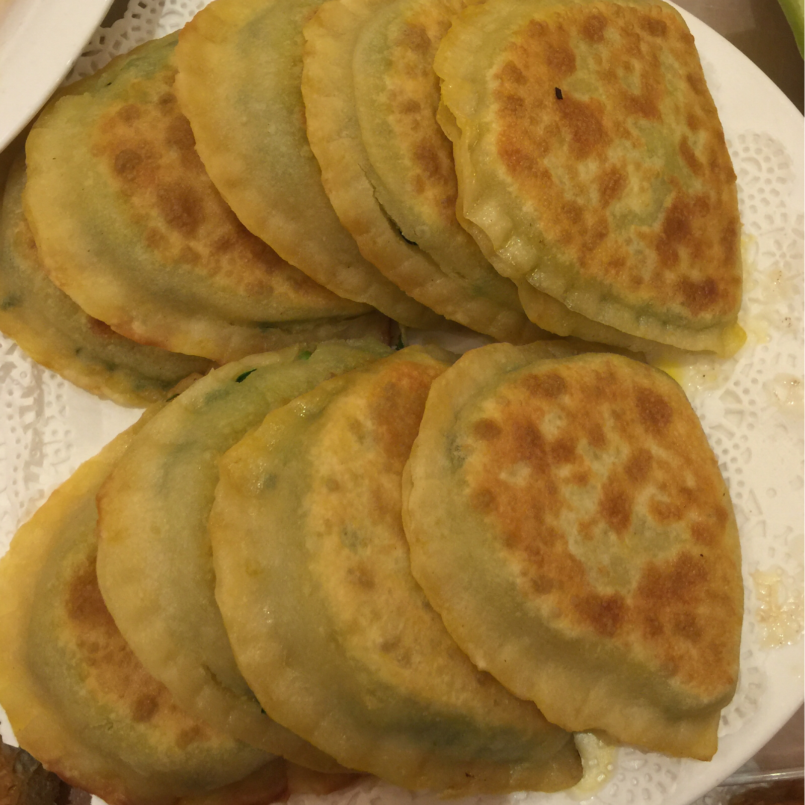 韭菜盒子 Chinese Leek and Egg Pasty