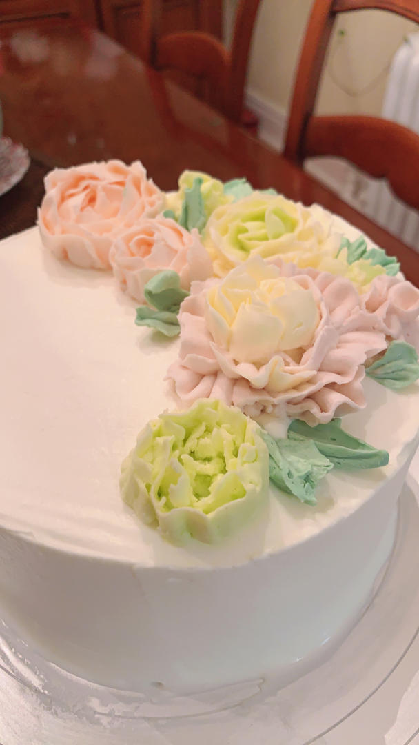 小麦子自创韩式裱花奶酪霜