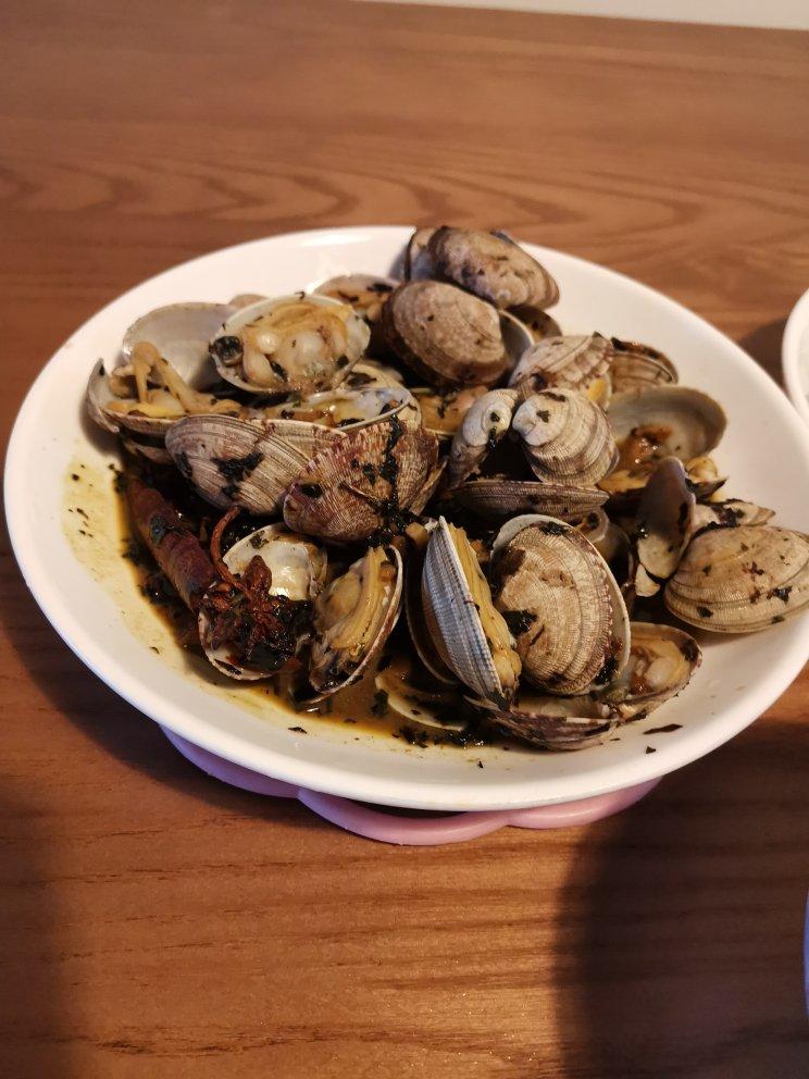 紫苏豉汁炒花甲