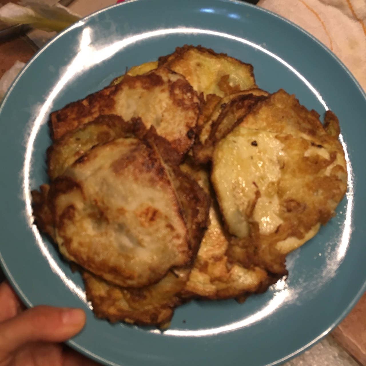 夏日煎茄饼