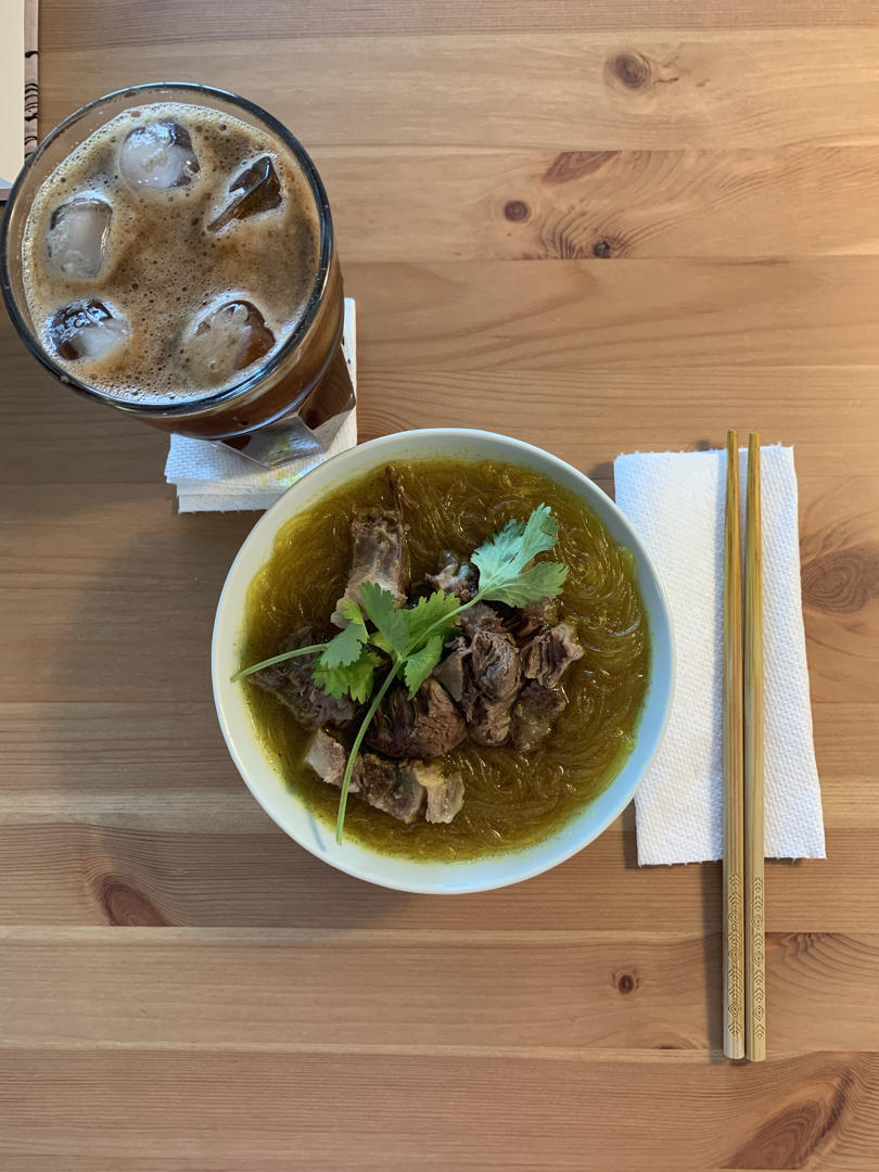 咖喱牛肉粉丝汤