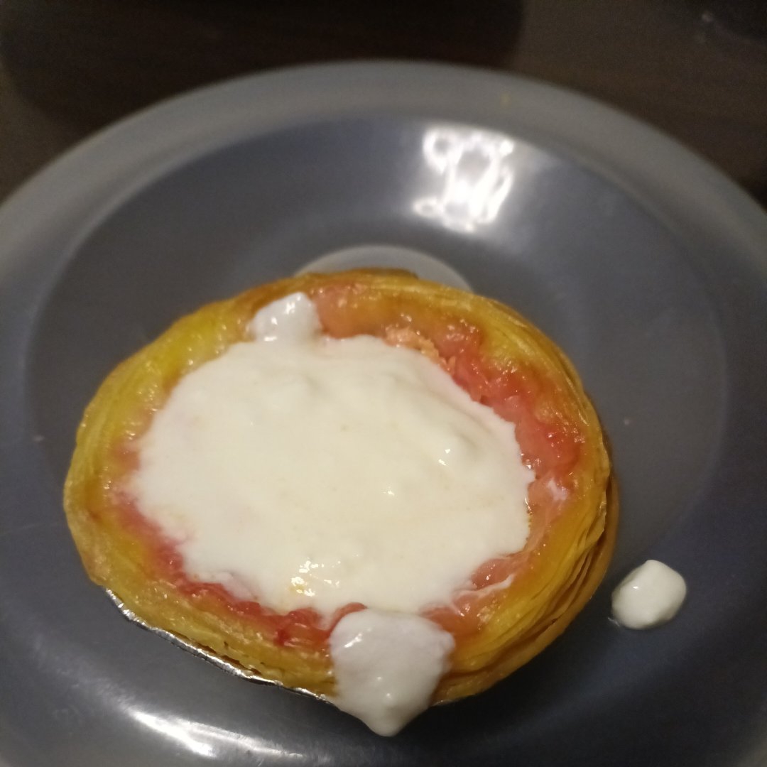 火龙果酸奶蛋挞的做法 步骤2