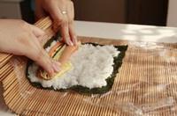 简单寿司/鸡蛋寿司/反转寿司/花样寿司/紫菜包饭的做法 步骤13
