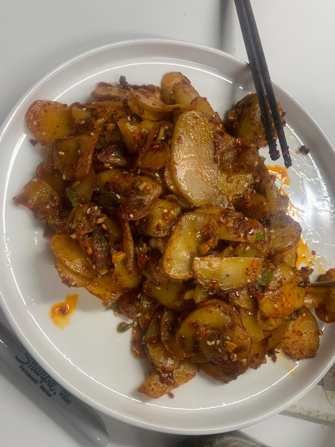 干锅土豆片
