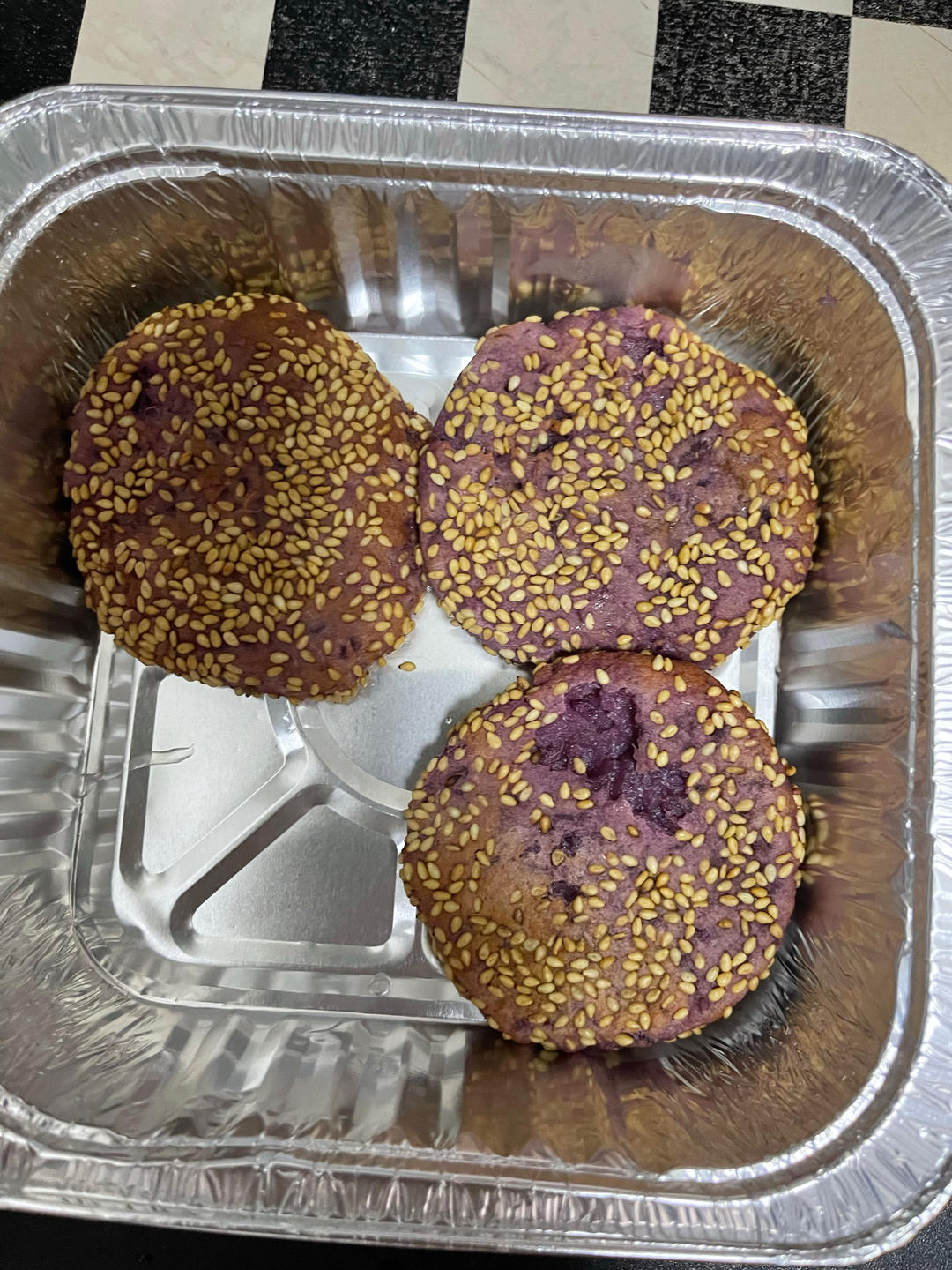 减肥必备紫薯饼